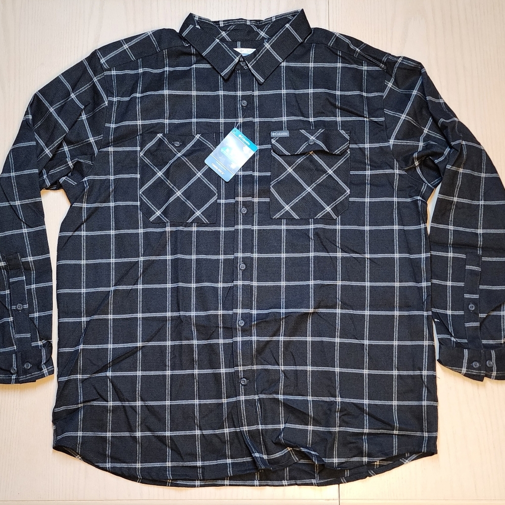 Columbia outdoor elements stretch flannel men's size 1X